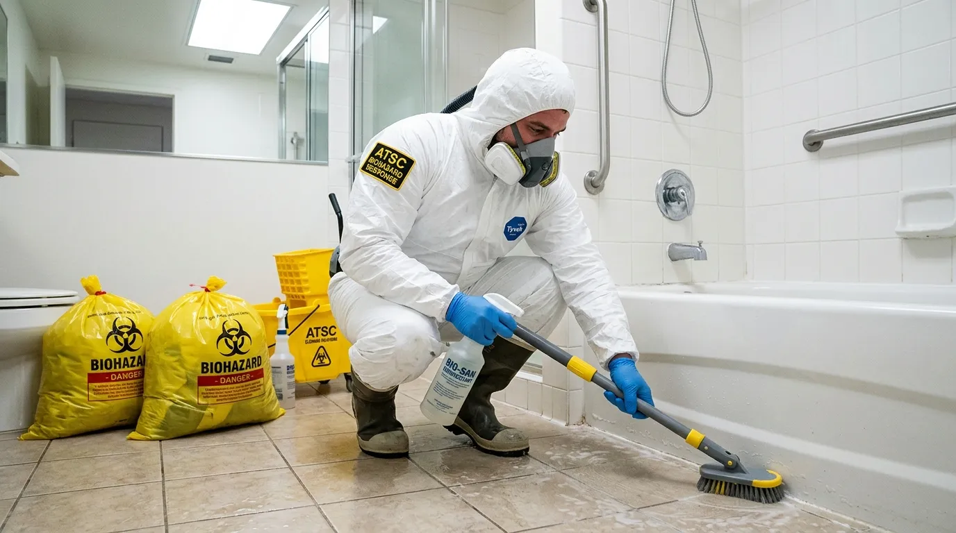 Decontamination equipment deployed for Blood Cleanup in Hamlin